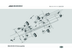 Главный тормозной кран Wabco (JAC HK6120)